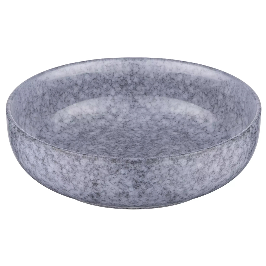 Тарілка Ardesto Loreto, 1150мл, 20см, порцеляна, сірий (AR1020LG)