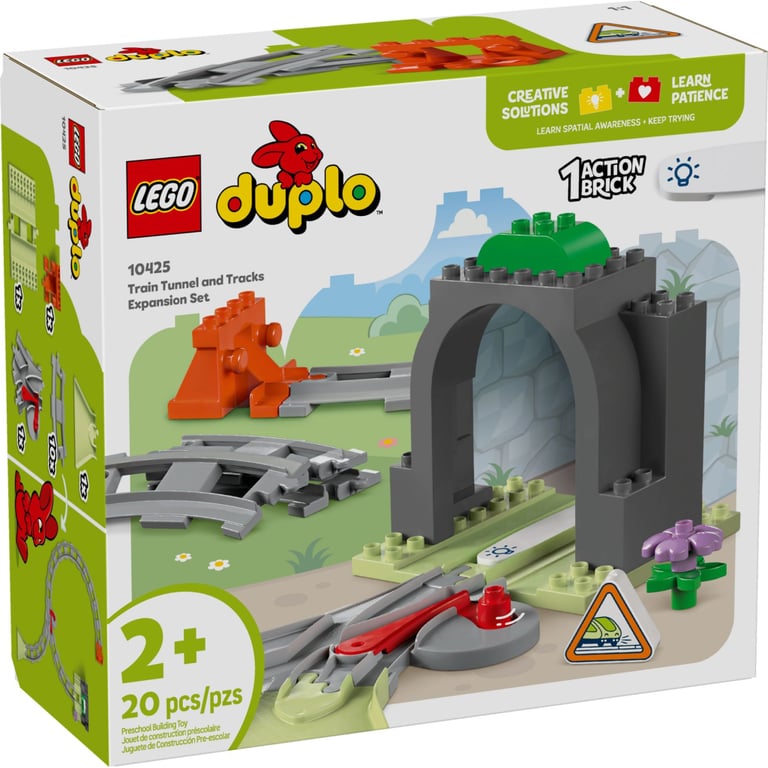 Конструктор LEGO DUPLO Town Додатковий набір. Залізничний тунель і колії (10425) - фото 1
