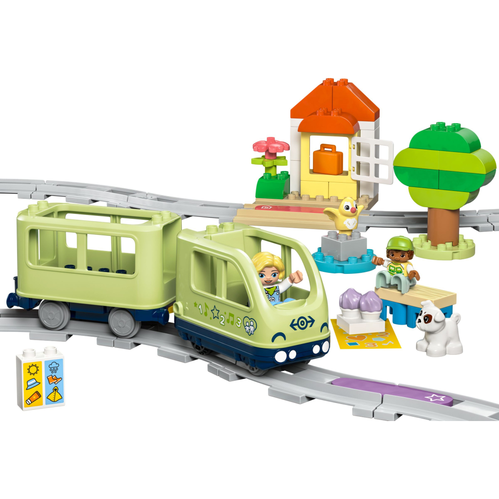 Конструктор LEGO DUPLO Town Інтерактивний пригодницький потяг (10427) - фото 2 Конструктор LEGO DUPLO Town Інтерактивний пригодницький потяг (10427) - фото 2