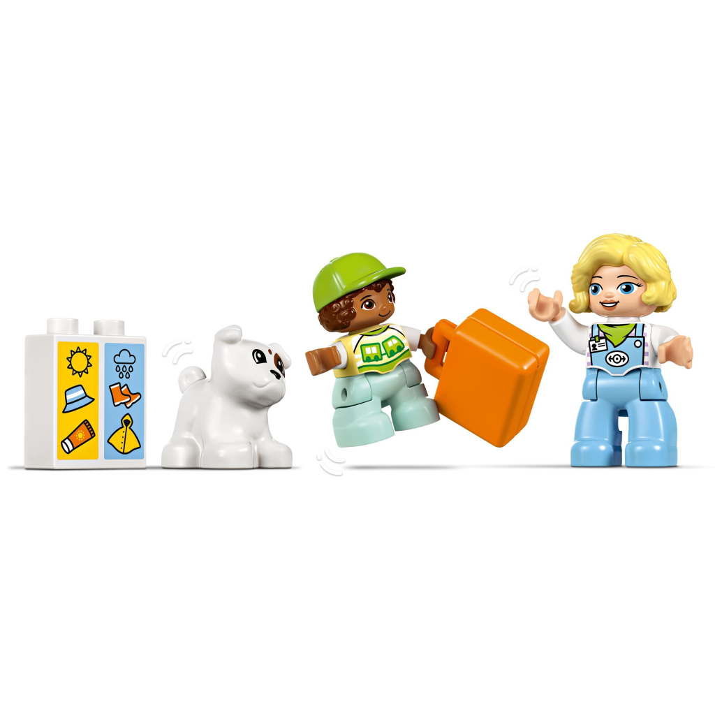 Конструктор LEGO DUPLO Town Інтерактивний пригодницький потяг (10427) - фото 6 Конструктор LEGO DUPLO Town Інтерактивний пригодницький потяг (10427) - фото 6