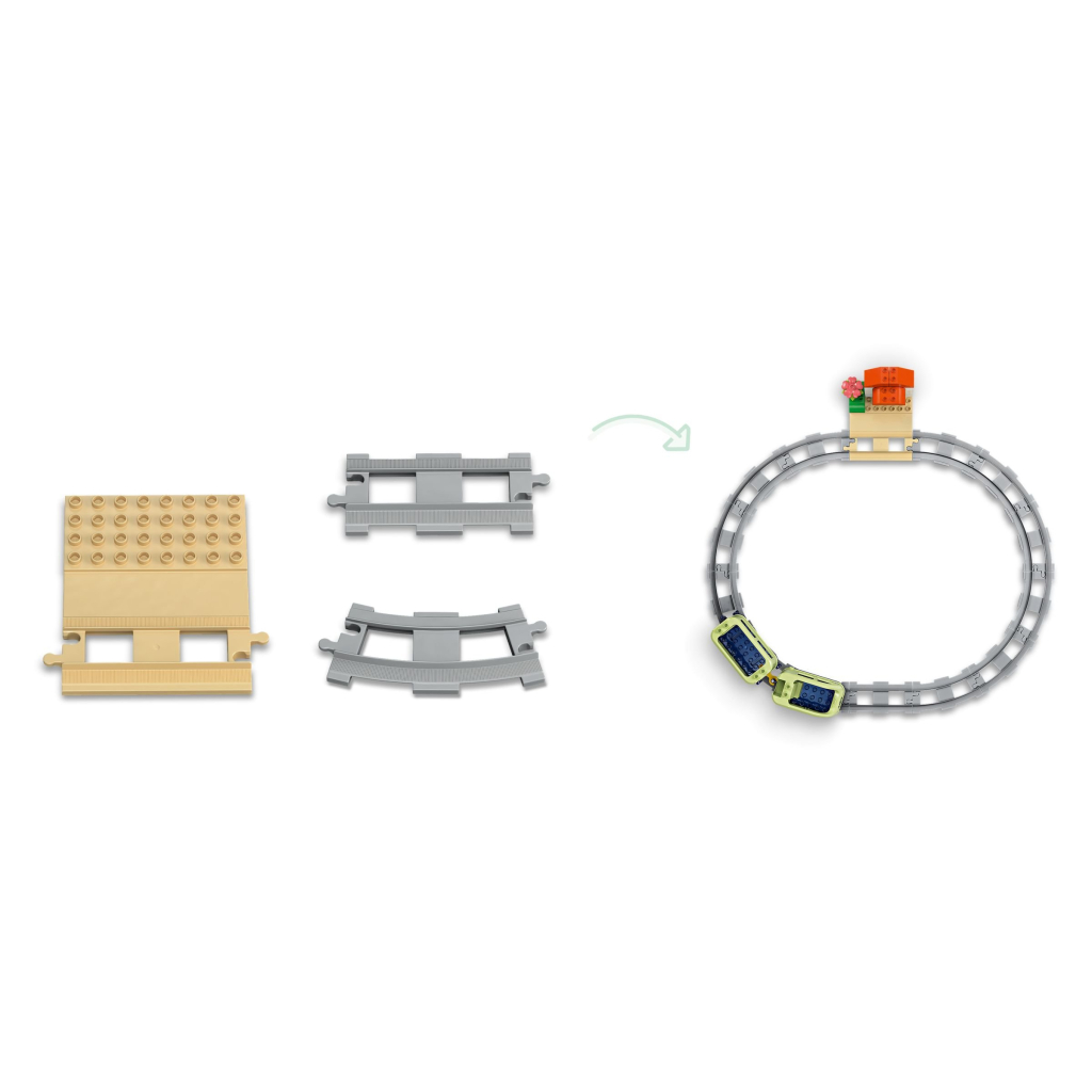 Конструктор LEGO DUPLO Town Інтерактивний пригодницький потяг (10427) - фото 7 Конструктор LEGO DUPLO Town Інтерактивний пригодницький потяг (10427) - фото 7