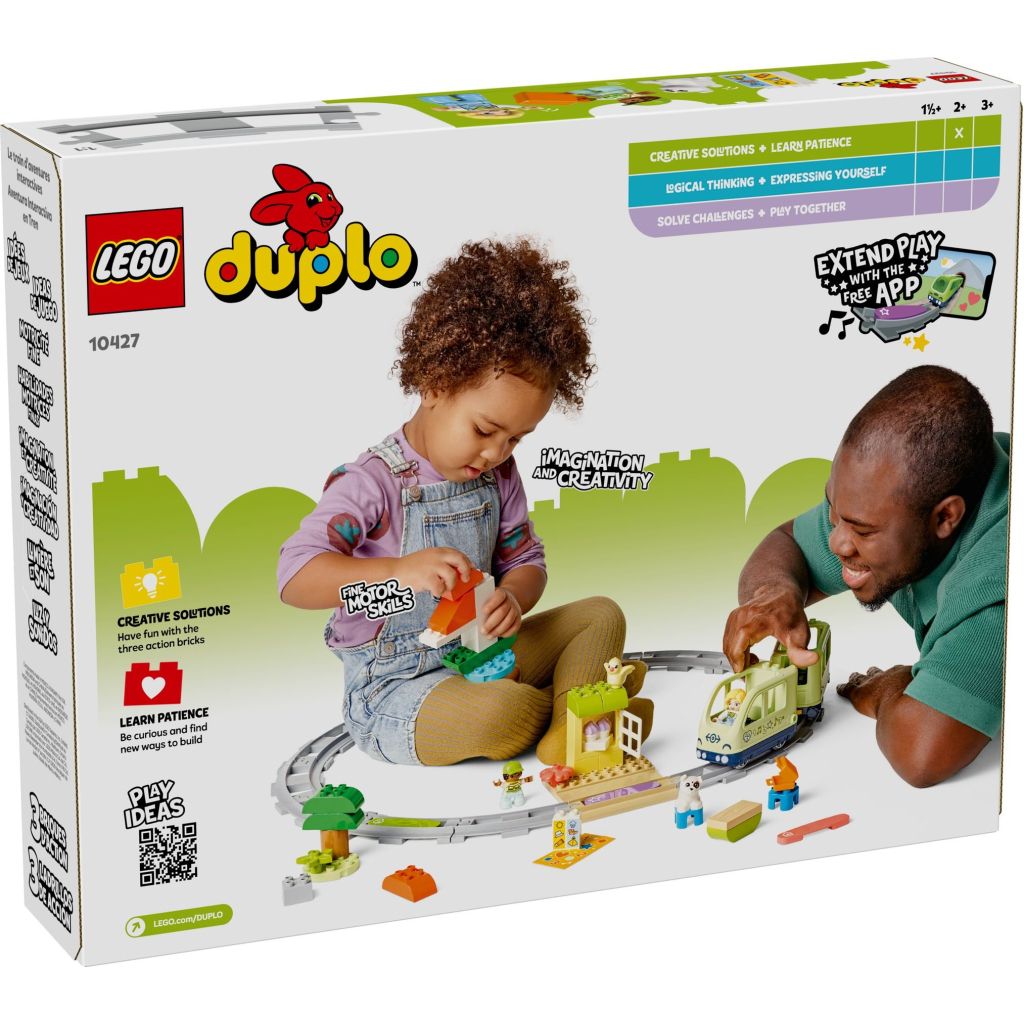 Конструктор LEGO DUPLO Town Інтерактивний пригодницький потяг (10427) - фото 8 Конструктор LEGO DUPLO Town Інтерактивний пригодницький потяг (10427) - фото 8