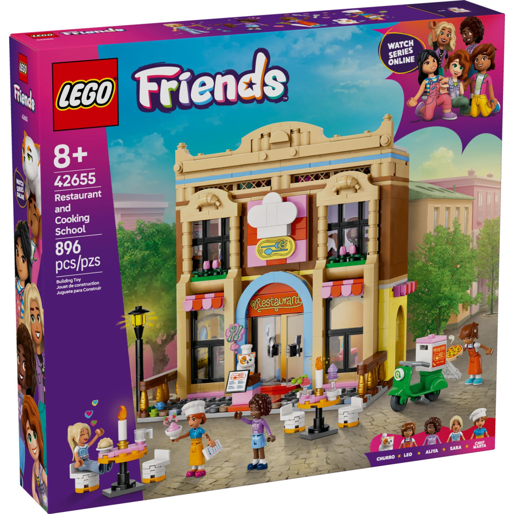 Конструктор LEGO Friends Ресторан і кулінарна школа (42655) - фото 1 Конструктор LEGO Friends Ресторан і кулінарна школа (42655) - фото 1
