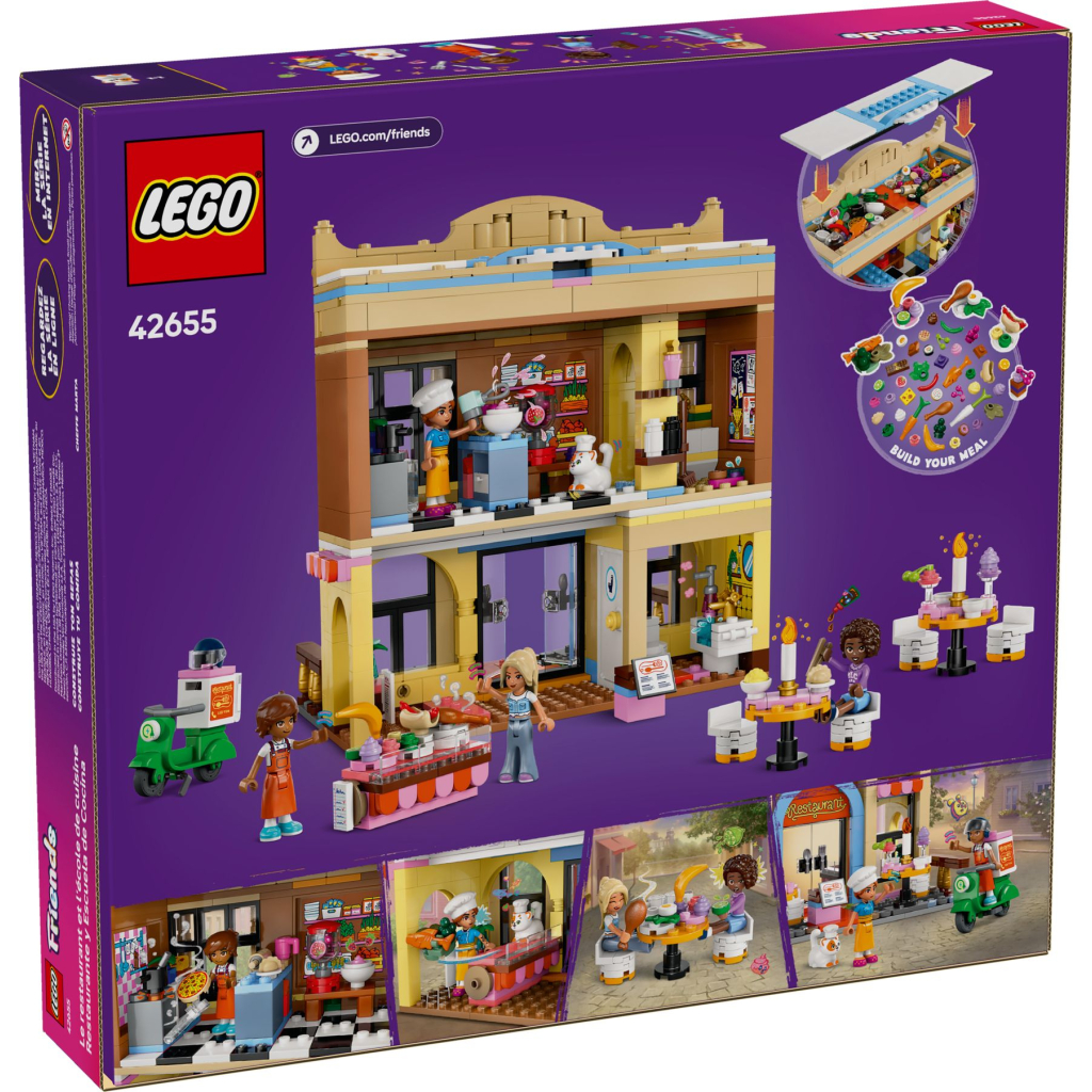 Конструктор LEGO Friends Ресторан і кулінарна школа (42655) - фото 12 Конструктор LEGO Friends Ресторан і кулінарна школа (42655) - фото 12