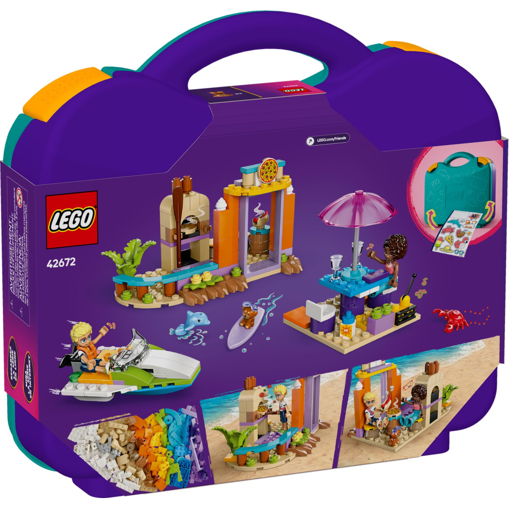 Конструктор LEGO Friends Творча валіза для подорожей і відпочинку на пляжі (42672) - фото 10 Конструктор LEGO Friends Творча валіза для подорожей і відпочинку на пляжі (42672) - фото 10