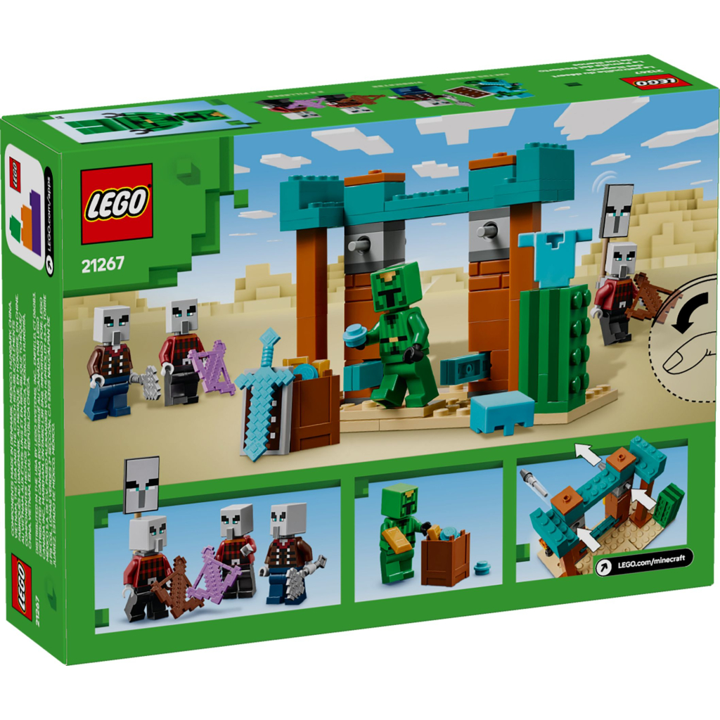 Конструктор LEGO Minecraft Пустельний патруль розбійника (21267) - фото 9 Конструктор LEGO Minecraft Пустельний патруль розбійника (21267) - фото 9