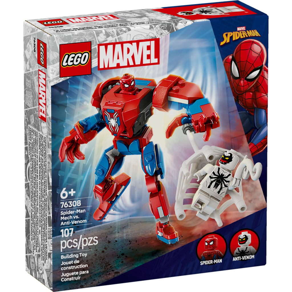 Конструктор LEGO Super Heroes Робот Людини Павука проти Анти-Венома (76308) Конструктор LEGO Super Heroes Робот Людини Павука проти Анти-Венома (76308)