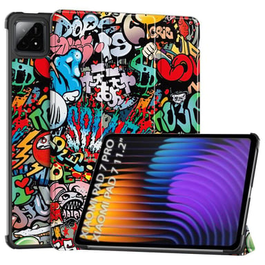 Чохол до планшета BeCover Smart Case Xiaomi Pad 7 / 7 Pro 11.2" Graffiti (712804) - фото 1