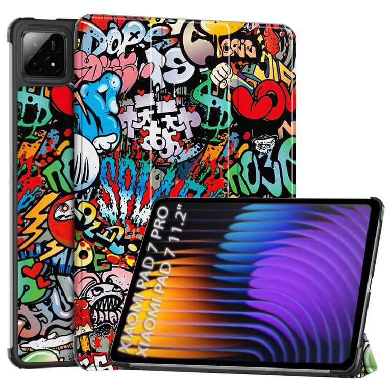 Чохол до планшета BeCover Smart Case Xiaomi Pad 7 / 7 Pro 11.2" Graffiti (712804) - фото 1