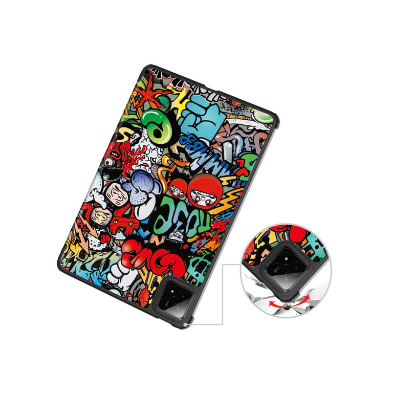 Чохол до планшета BeCover Smart Case Xiaomi Pad 7 / 7 Pro 11.2" Graffiti (712804) - фото 5