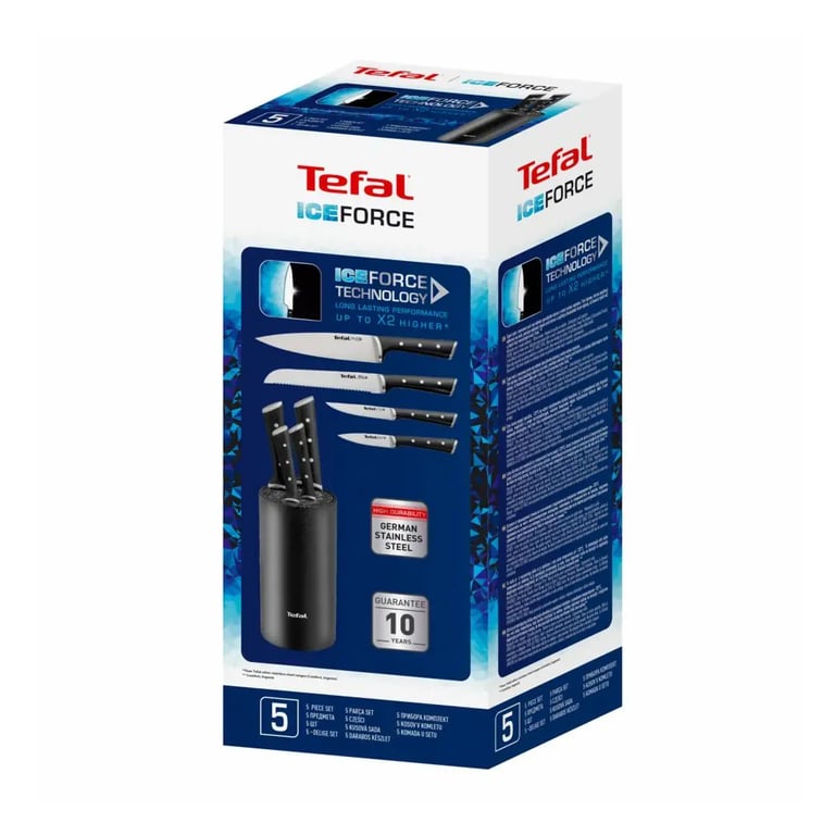 Набір ножів Tefal Ice Force,у пластиковій колоді, 4шт, нержавіюча сталь, пласт (K2325S75) - фото 6