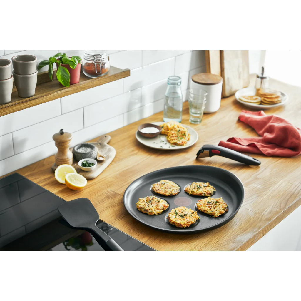 Сковорода Tefal Ingenio Unlimited, для оладків, 27см, литий алюміній (L8610074) - фото 4 Сковорода Tefal Ingenio Unlimited, для оладків, 27см, литий алюміній (L8610074) - фото 4