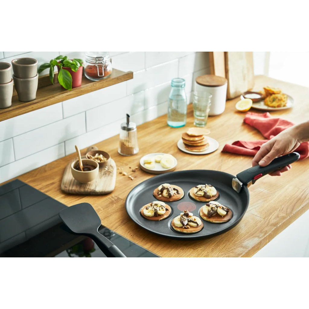 Сковорода Tefal Ingenio Unlimited, для оладків, 27см, литий алюміній (L8610074) - фото 6 Сковорода Tefal Ingenio Unlimited, для оладків, 27см, литий алюміній (L8610074) - фото 6
