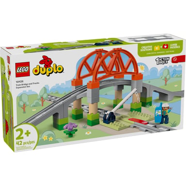 Конструктор LEGO DUPLO Town Додатковий набір. Залізничний міст і колії (10426) - фото 1