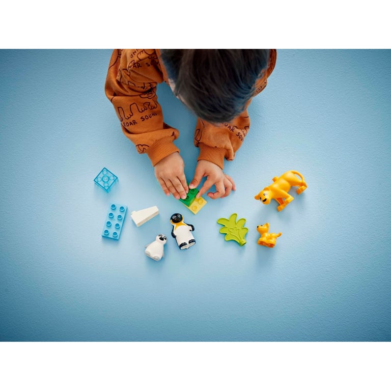 Конструктор LEGO DUPLO Town Сімейства диких тварин: Пінгвіни та Леви (10442) - фото 8