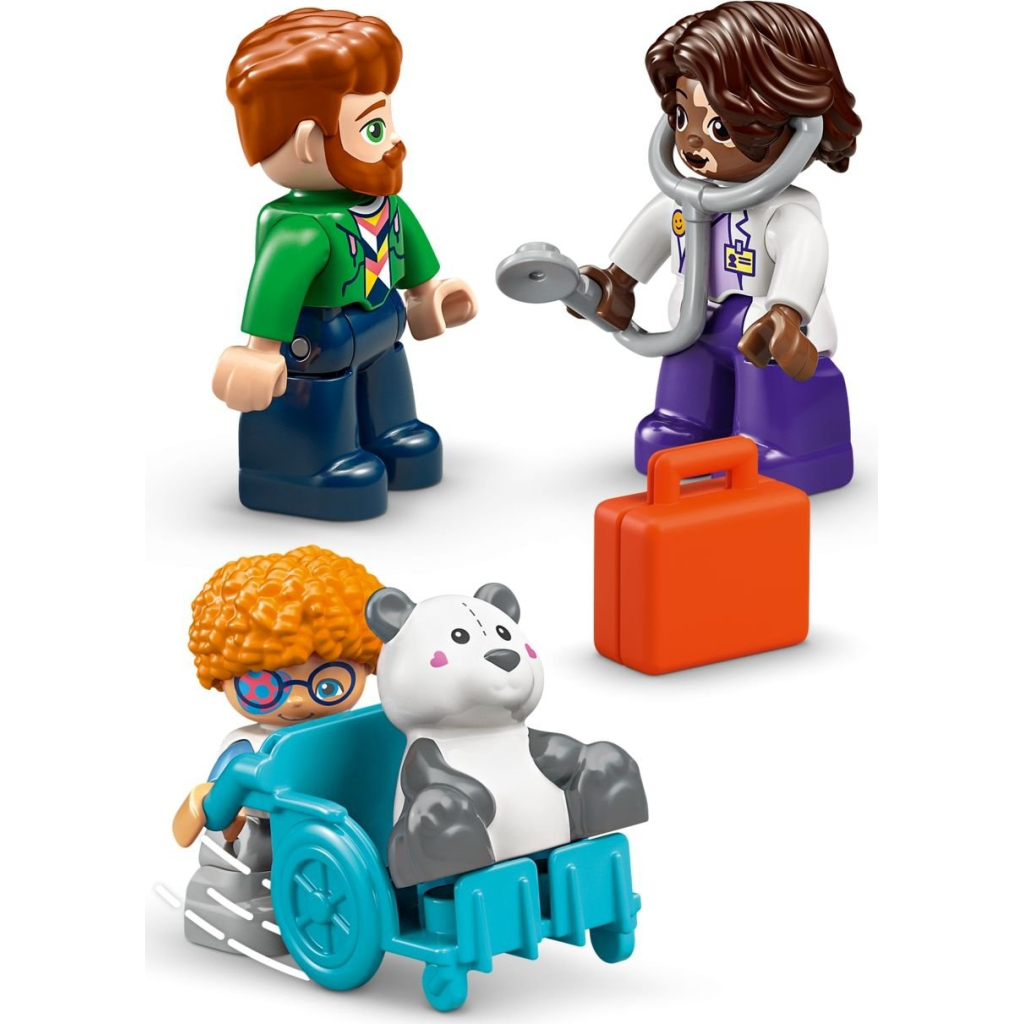 Конструктор LEGO DUPLO Town Уперше: візит до лікаря (10449) - фото 5 Конструктор LEGO DUPLO Town Уперше: візит до лікаря (10449) - фото 5