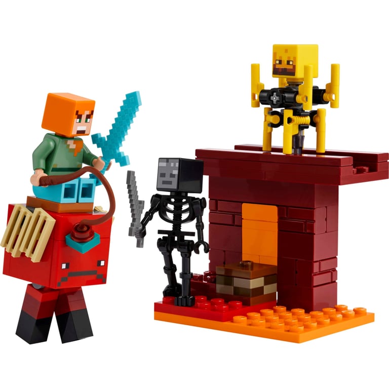 Конструктор LEGO Minecraft Битва з лавою у Незері (21266) - фото 2