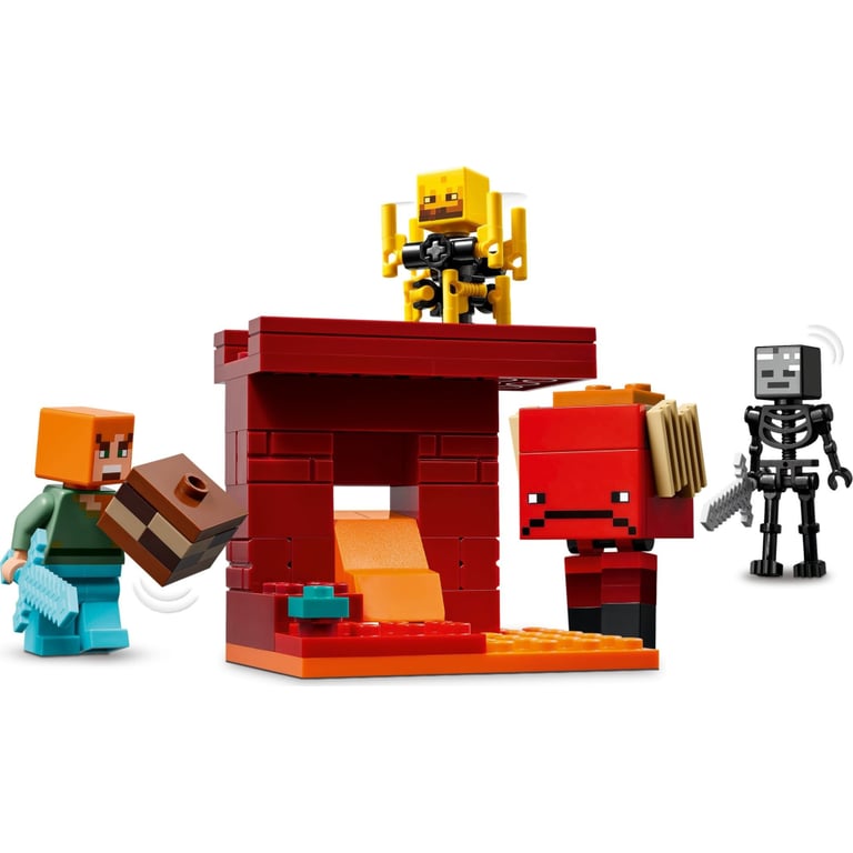 Конструктор LEGO Minecraft Битва з лавою у Незері (21266) - фото 3