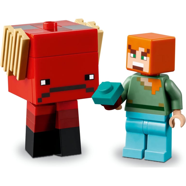 Конструктор LEGO Minecraft Битва з лавою у Незері (21266) - фото 9