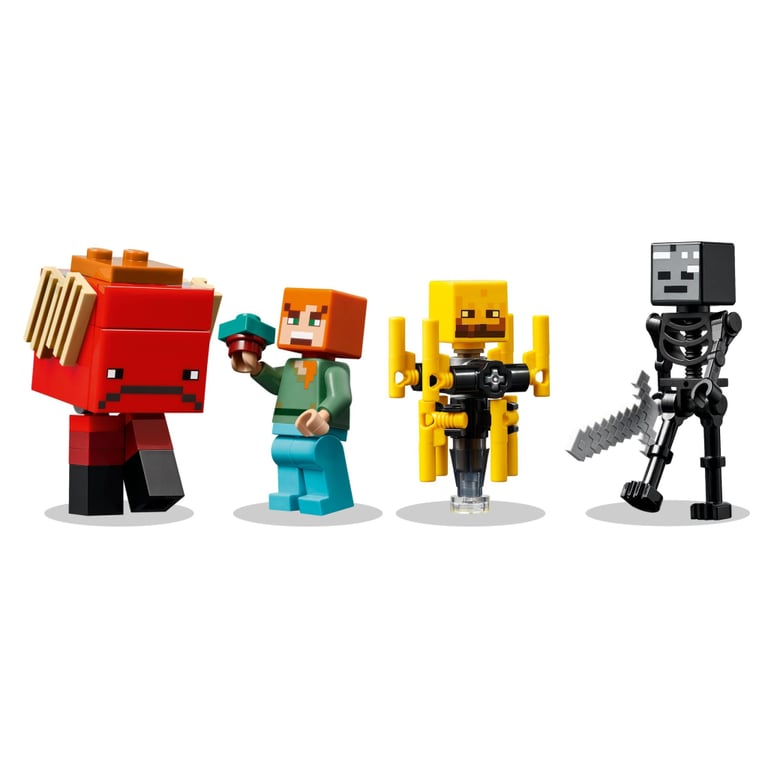 Конструктор LEGO Minecraft Битва з лавою у Незері (21266) - фото 10