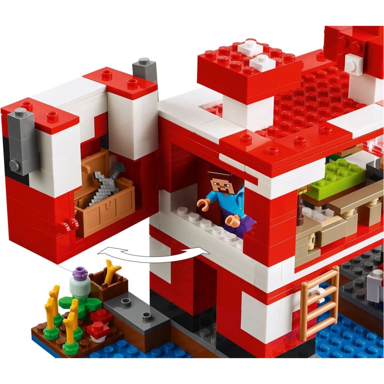 Конструктор LEGO Minecraft Грибний будинок (21270) - фото 4