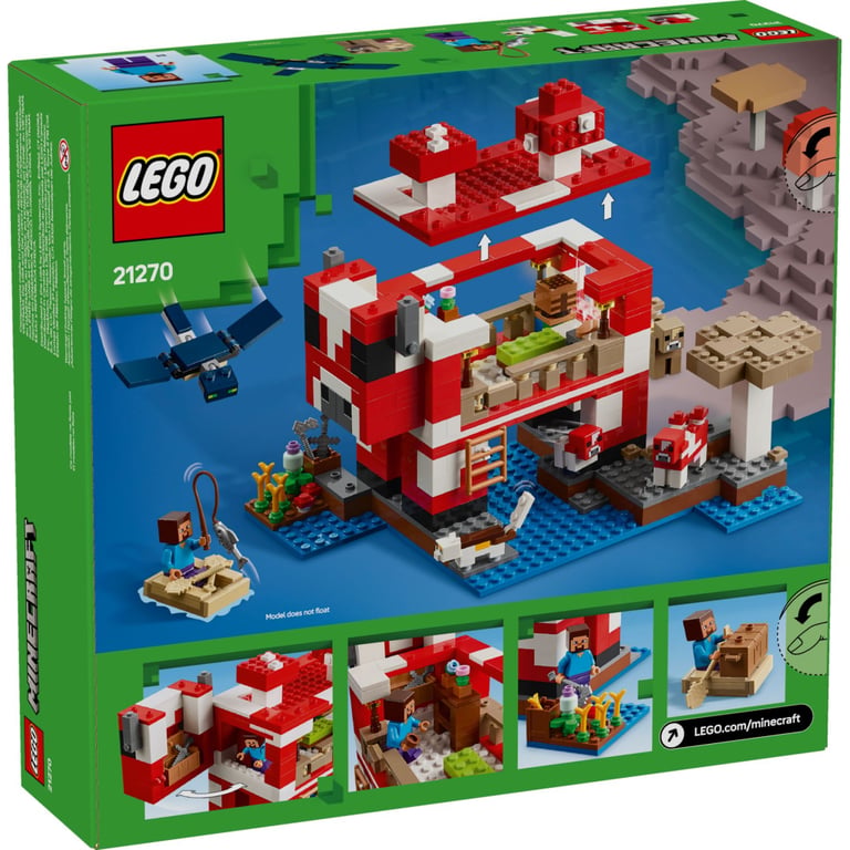 Конструктор LEGO Minecraft Грибний будинок (21270) - фото 6