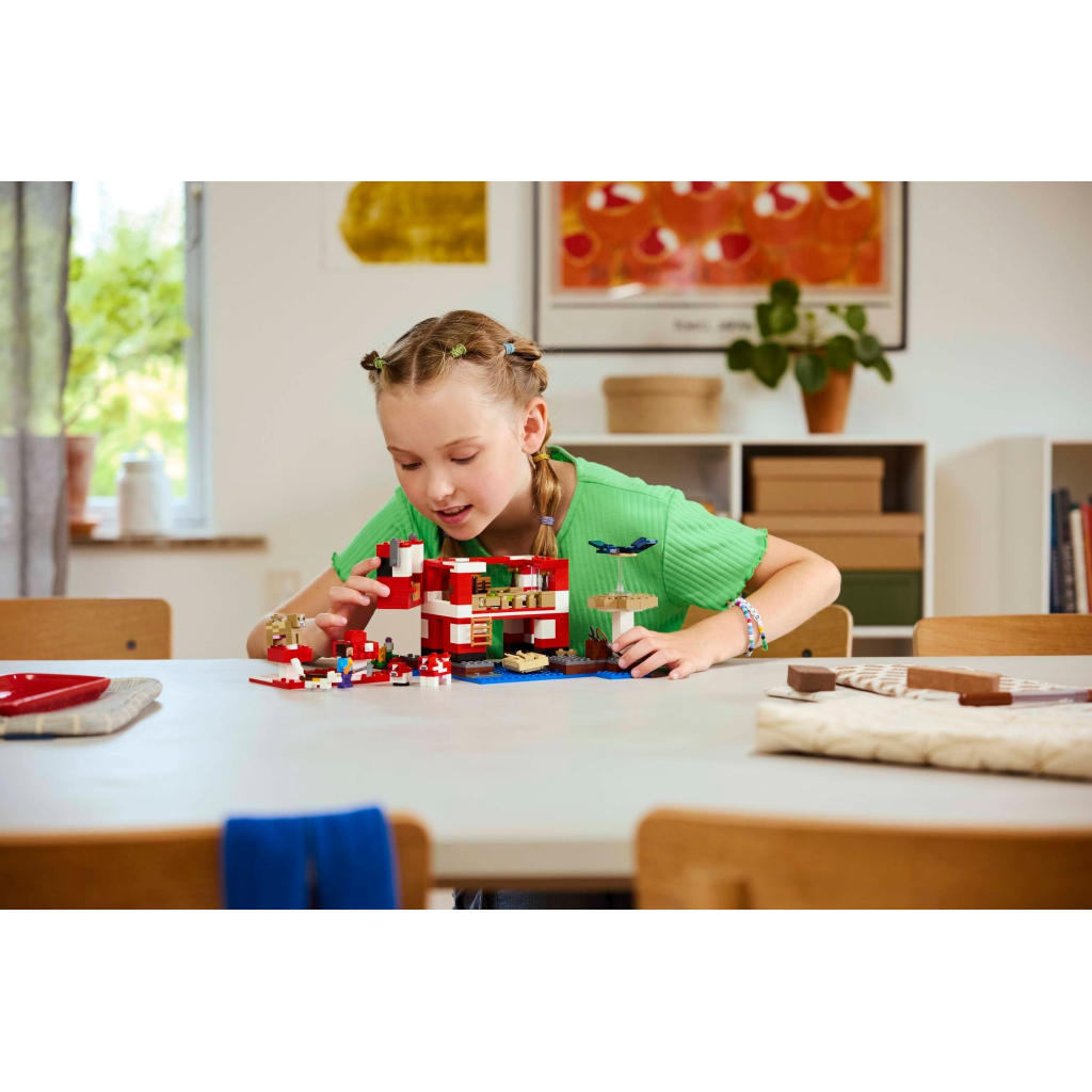 Конструктор LEGO Minecraft Грибний будинок (21270) - фото 7 Конструктор LEGO Minecraft Грибний будинок (21270) - фото 7