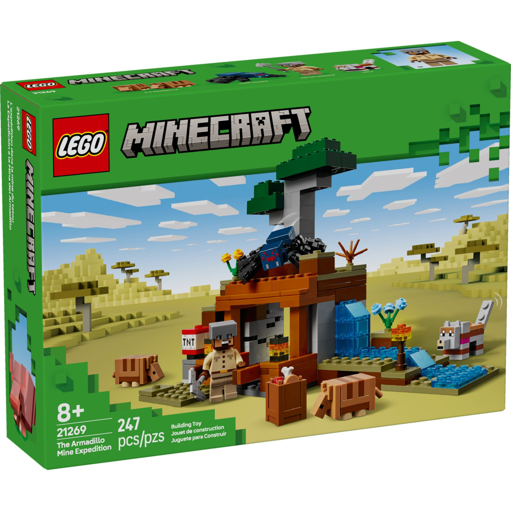 Конструктор LEGO Minecraft Шахтна експедиція Броненосець (21269) - фото 1