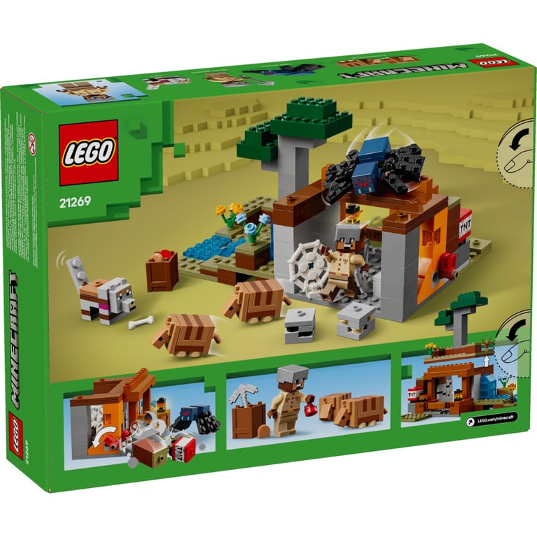 Конструктор LEGO Minecraft Шахтна експедиція Броненосець (21269) - фото 8