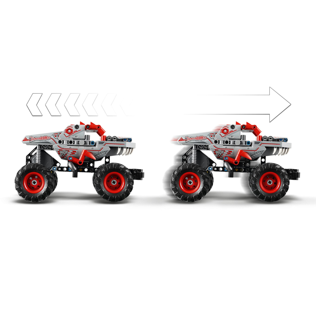 Конструктор LEGO Technic Monster Jam ThunderROARus з інерційним двигуном (42200) - фото 5 Конструктор LEGO Technic Monster Jam ThunderROARus з інерційним двигуном (42200) - фото 5