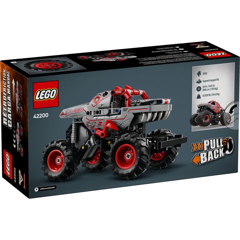 Конструктор LEGO Technic Monster Jam ThunderROARus з інерційним двигуном (42200) - фото 6