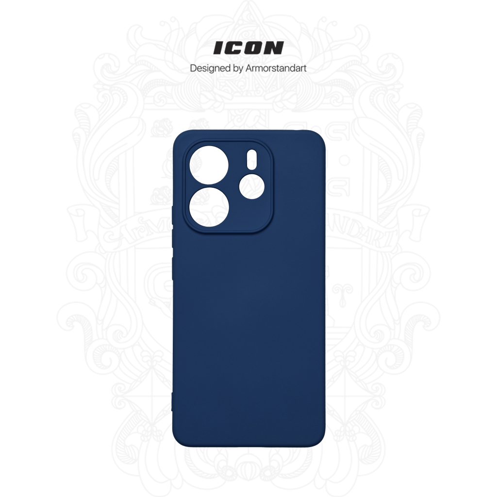 Чохол до мобільного телефона Armorstandart ICON Xiaomi Redmi Note 14 4G Camera cover Dark Blue (ARM79816) - фото 3 Чохол до мобільного телефона Armorstandart ICON Xiaomi Redmi Note 14 4G Camera cover Dark Blue (ARM79816) - фото 3