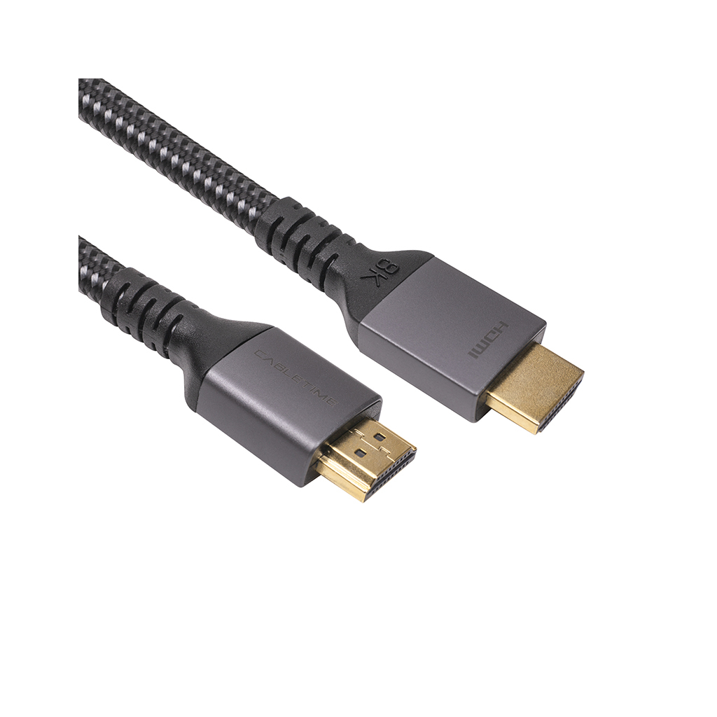 Кабель мультимедійний HDMI M to HDMI M 5.0m V2.1 Cabletime (CA913626)
