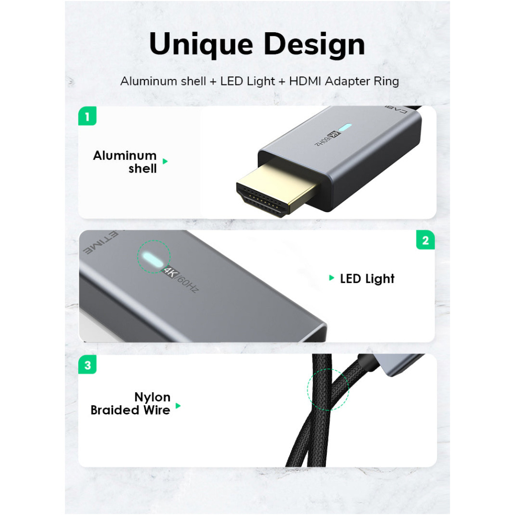 Кабель мультимедійний miniDisplayPort M to HDMI M 1.0m Cabletime (CA914593) - фото 5 Кабель мультимедійний miniDisplayPort M to HDMI M 1.0m Cabletime (CA914593) - фото 5
