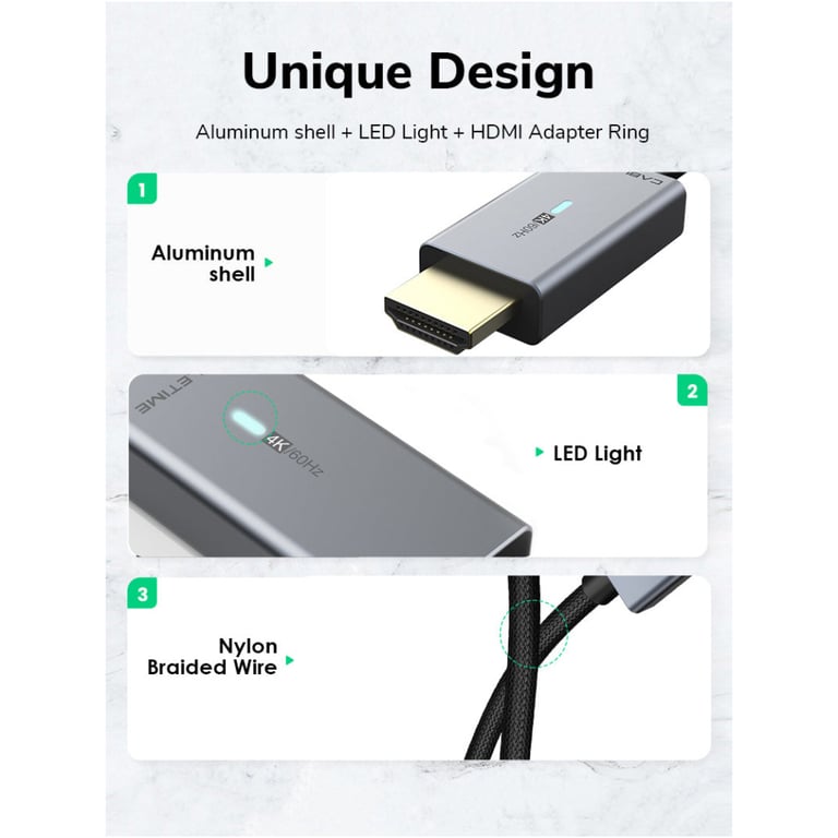 Кабель мультимедійний miniDisplayPort M to HDMI M 1.0m Cabletime (CA914593) - фото 5
