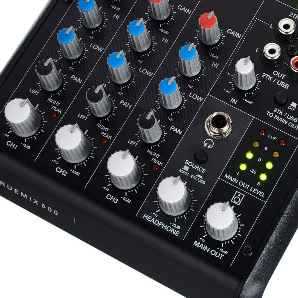 Мікшерний пульт Alto Professional TrueMix 500 - фото 3 Мікшерний пульт Alto Professional TrueMix 500 - фото 3