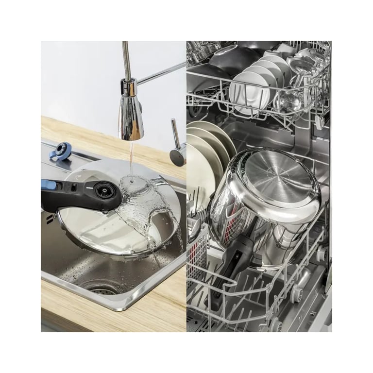Каструля Tefal Secure Trendy Скороварка з паровим кошиком 4л (P2580402) - фото 6