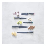 Набір ножів Tefal Fresh Kitchen, дерев'яна колода, 5шт, нержавіюча сталь, чорний (K122S504) - фото 5