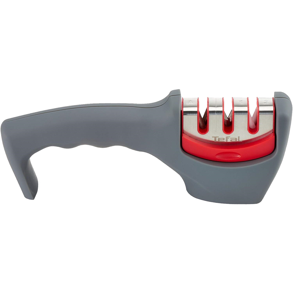 Точило для ножів Tefal Fresh Kitchen, нержавіюча сталь, пластик, сірий (K2090514) Точило для ножів Tefal Fresh Kitchen, нержавіюча сталь, пластик, сірий (K2090514)