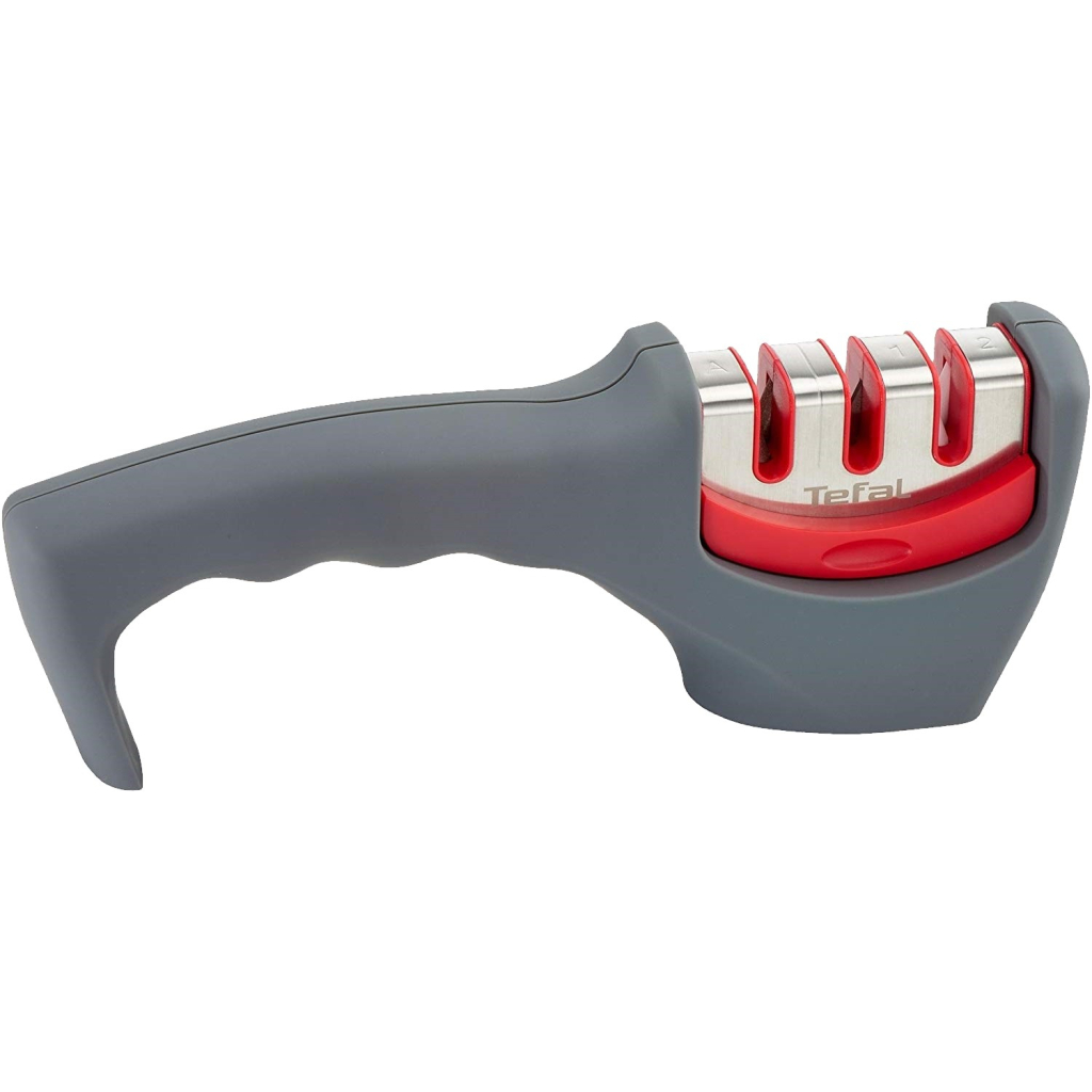 Точило для ножів Tefal Fresh Kitchen, нержавіюча сталь, пластик, сірий (K2090514) - фото 3 Точило для ножів Tefal Fresh Kitchen, нержавіюча сталь, пластик, сірий (K2090514) - фото 3