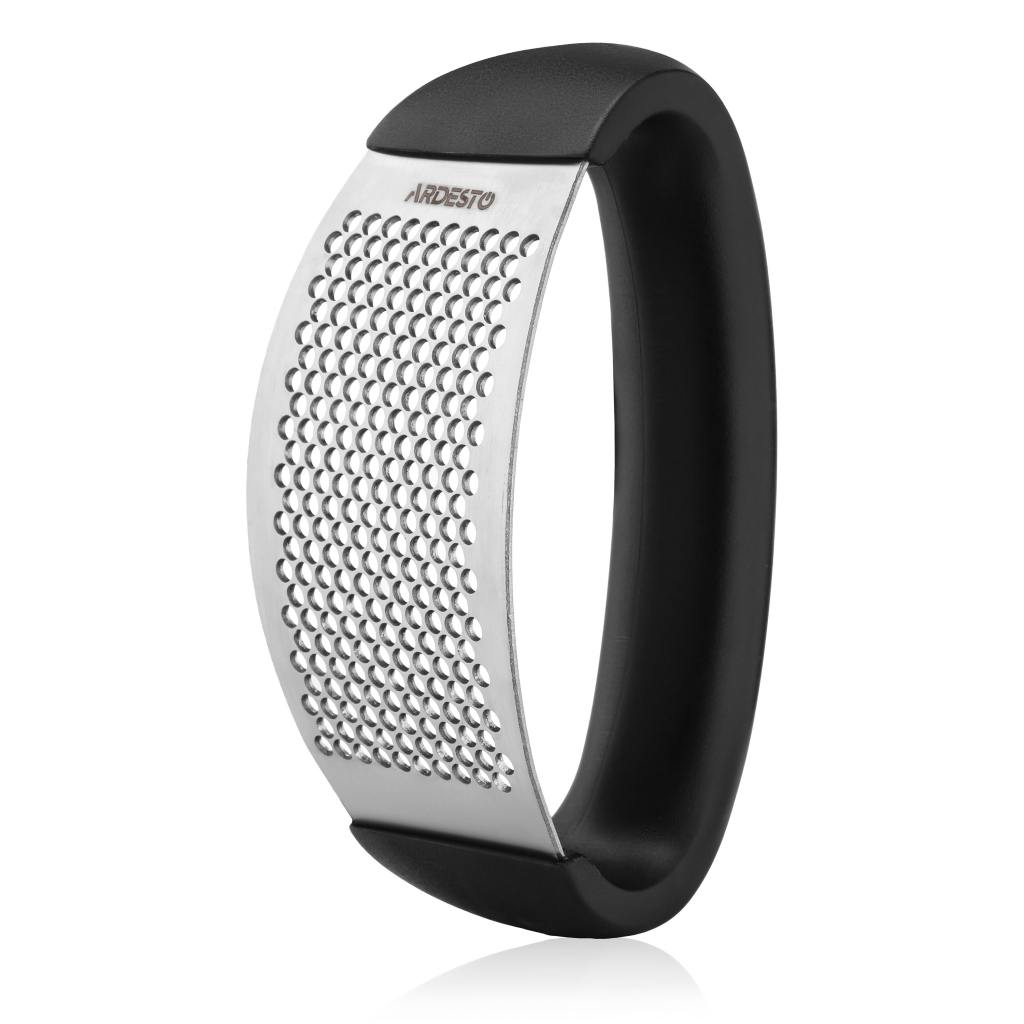 Прес для часнику Ardesto Gemini, 12см, нержавіюча сталь, пластик, чорний (AR7002B) Прес для часнику Ardesto Gemini, 12см, нержавіюча сталь, пластик, чорний (AR7002B)