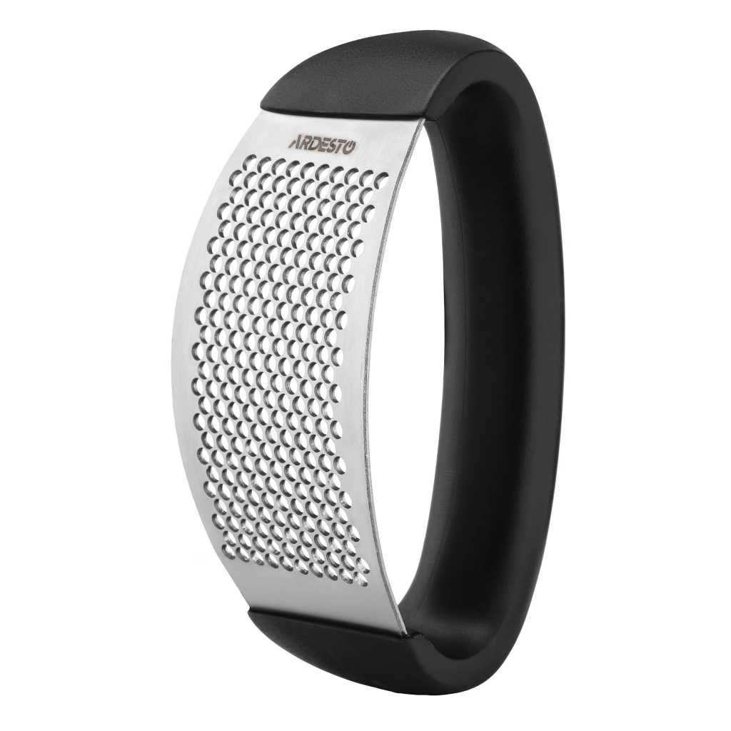 Прес для часнику Ardesto Gemini, 12см, нержавіюча сталь, пластик, чорний (AR7002B) - фото 2 Прес для часнику Ardesto Gemini, 12см, нержавіюча сталь, пластик, чорний (AR7002B) - фото 2