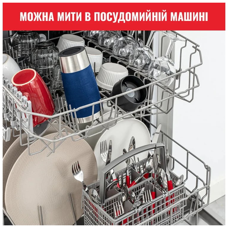 Термокружка Tefal Travel Mug Classic, 360мл, нержавіюча сталь, синій (N2020310) - фото 10