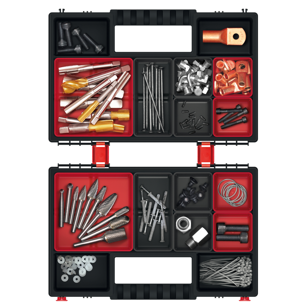 Ящик для інструментів Kistenberg органайзер 11", 287*186*100, NORB DUO, KNOS302010B (KNOS302010B) - фото 3 Ящик для інструментів Kistenberg органайзер 11", 287*186*100, NORB DUO, KNOS302010B (KNOS302010B) - фото 3