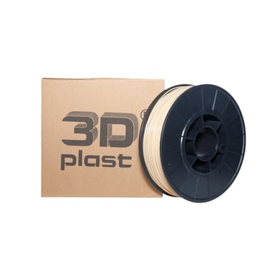 Пластик для 3D-принтера 3Dplast PLA 1.75мм, 0.85кг, beige (3DPLA17508BZH) - фото 1