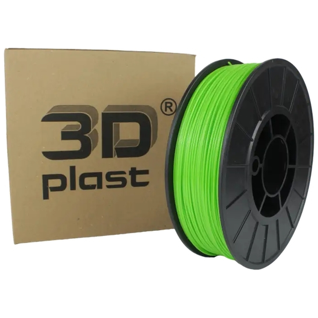 Пластик для 3D-принтера 3Dplast PLA 1.75мм, 0.85кг, green grass (3DPLA17508HRB) - фото 1 Пластик для 3D-принтера 3Dplast PLA 1.75мм, 0.85кг, green grass (3DPLA17508HRB) - фото 1