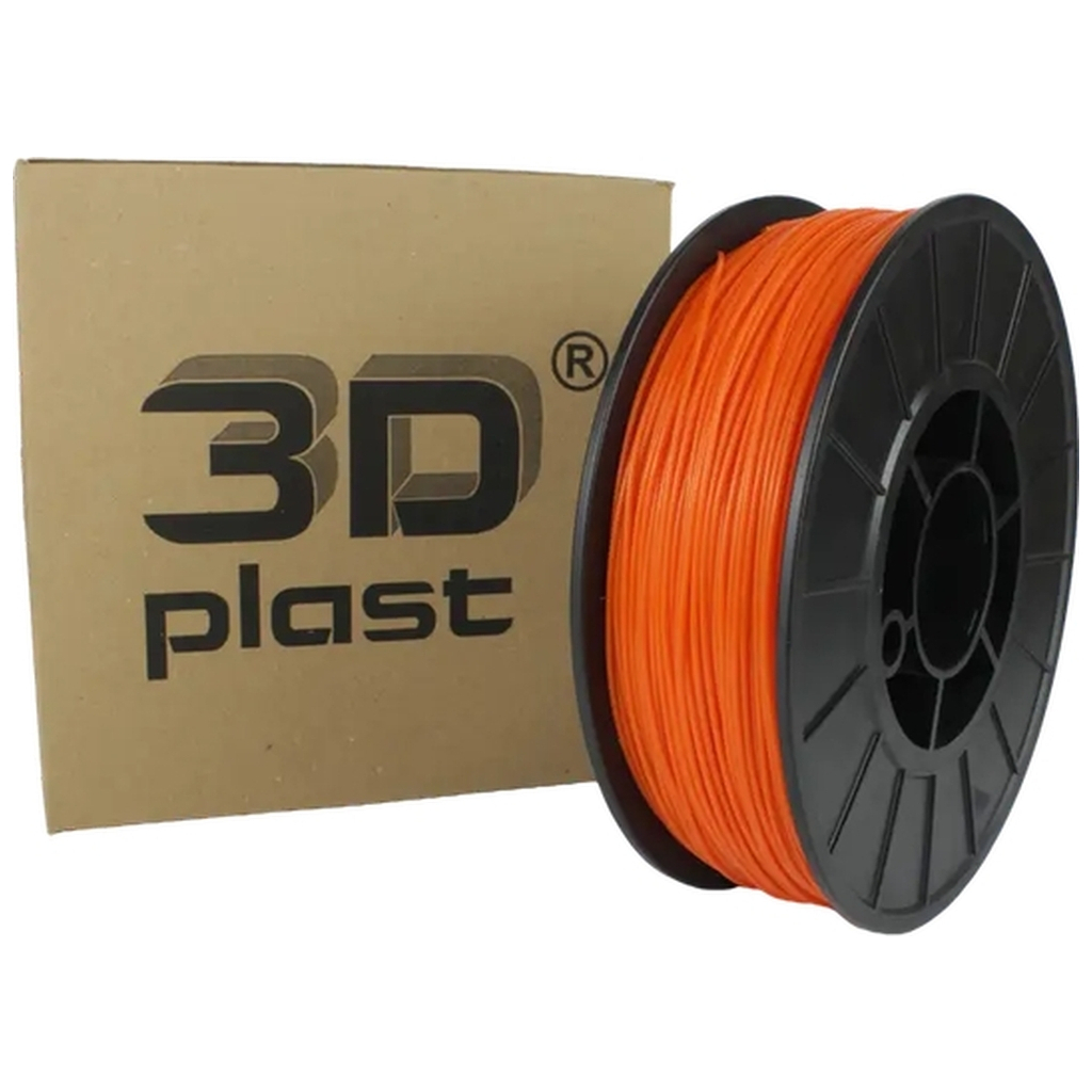 Пластик для 3D-принтера 3Dplast PLA 1.75мм, 0.85кг, orange (3DPLA17508OR) Пластик для 3D-принтера 3Dplast PLA 1.75мм, 0.85кг, orange (3DPLA17508OR)