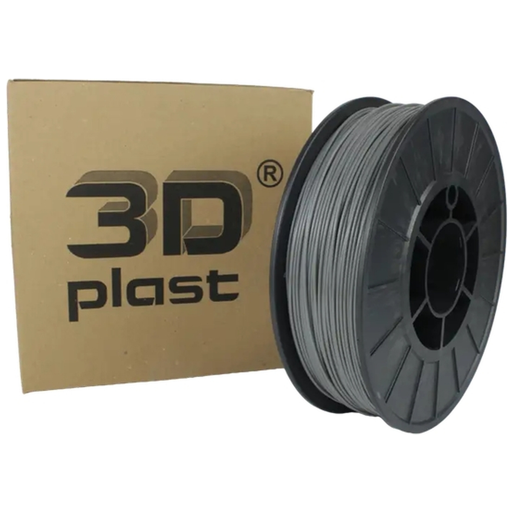 Пластик для 3D-принтера 3Dplast PLA 1.75мм, 0.85кг, gray (3DPLA17508GRE) - фото 1 Пластик для 3D-принтера 3Dplast PLA 1.75мм, 0.85кг, gray (3DPLA17508GRE) - фото 1
