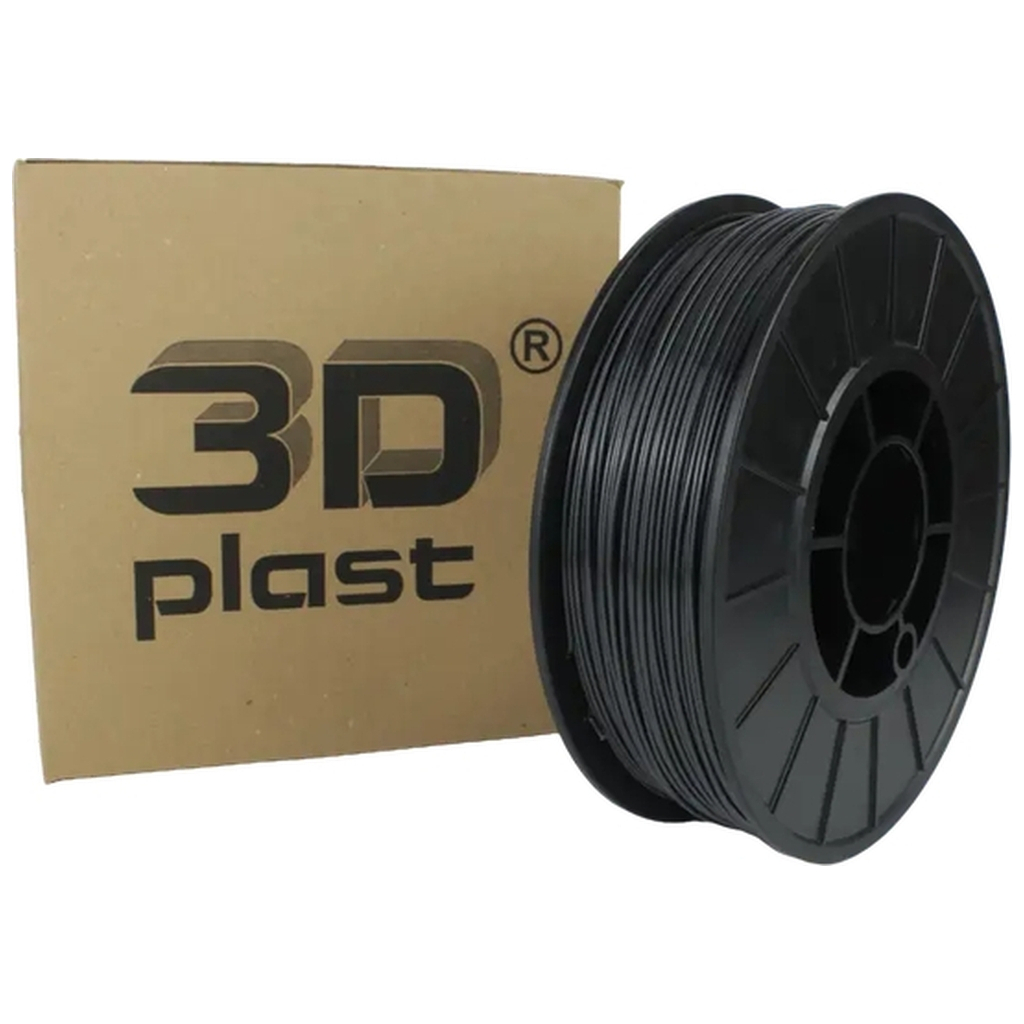 Пластик для 3D-принтера 3Dplast PLA 1.75мм, 0.85кг, gray-graphit (3DPLA17508GGF) - фото 1 Пластик для 3D-принтера 3Dplast PLA 1.75мм, 0.85кг, gray-graphit (3DPLA17508GGF) - фото 1
