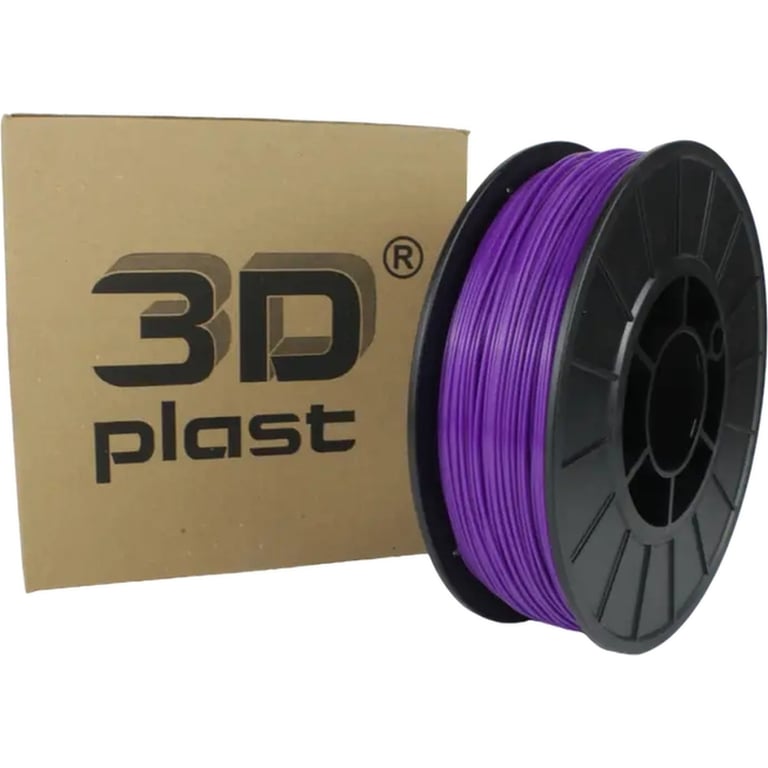 Пластик для 3D-принтера 3Dplast PLA 1.75мм, 0.85кг, violet (3DPLA17508VIO) - фото 1